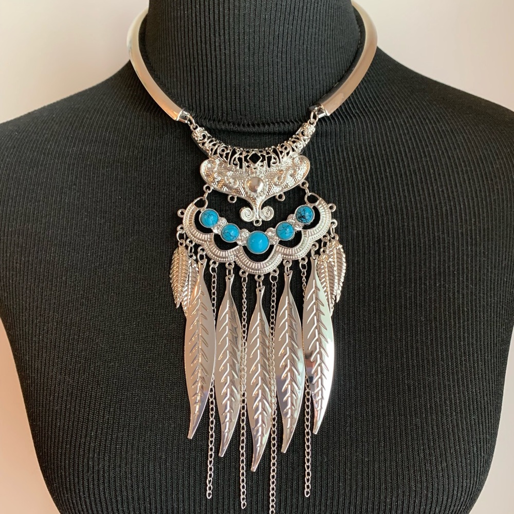 NEW Bohemian statement necklace.